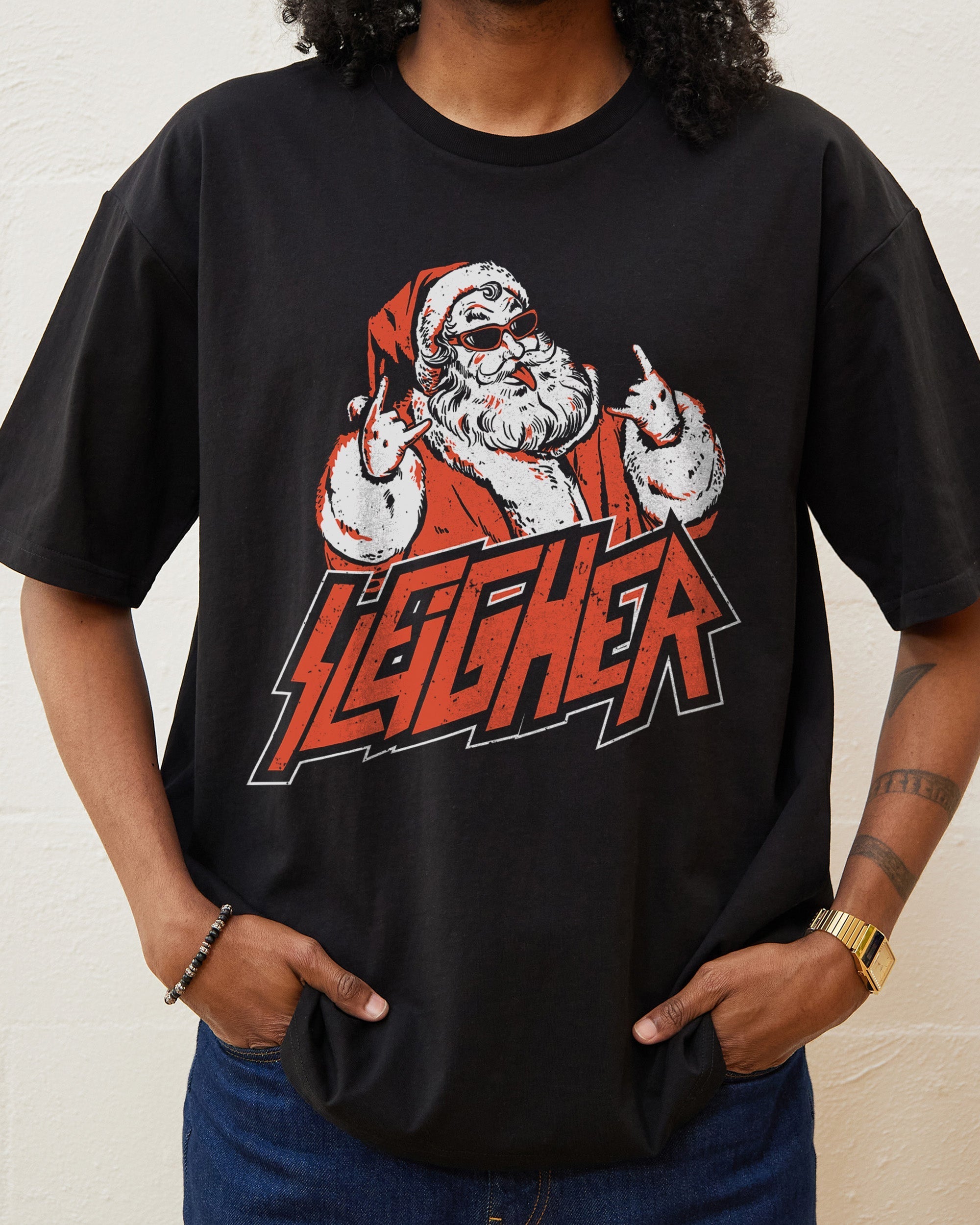 pod-santa-sleigher-t-shirt-1.jpg Santa Sleigher T-Shirt - Görsel 1